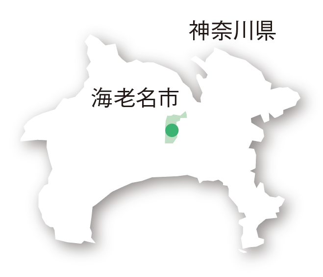 神奈川県の地図